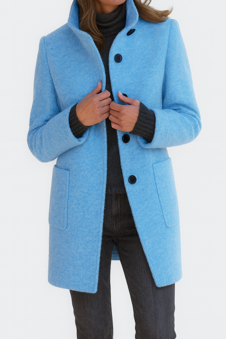Lidia | High-collar jacket in a wool blend