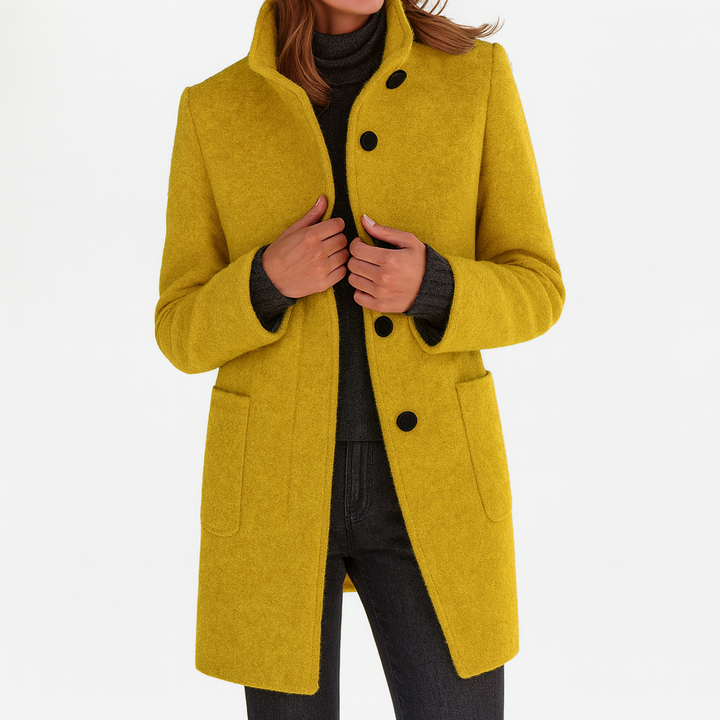 Lidia | High-collar jacket in a wool blend